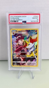 Braixen #TG01/TG30 Пълно изкуство Ултра рядко (английски) PSA 10 GEM MT - Img 3