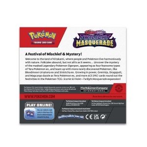Caixa expositora para 6 boosters Pokémon TCG Scarlet & Violet Twilight Masquerade - Img 3