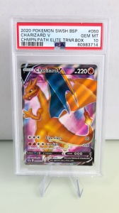 Charizard V #SWSH050 Ultra Zeldzaam V (Engels) PSA 10 GEM MT - Img 3