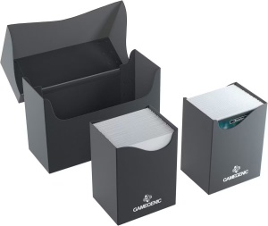 Cutie pentru carti de joc Gamegenic Deck Case - Double Size, neagra, 160+ - Img 2