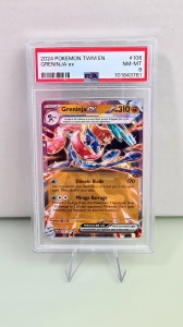Greninja ex Tera #106/167 PSA 8 Near Mint (Български) - Img 3