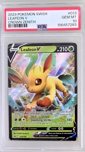 Leafeon V #013/159 Ultra Rare V (Englisch) PSA 10 GEM MT - Img 1