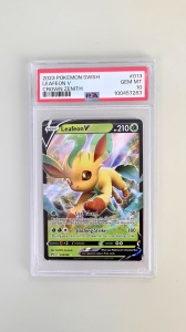 Leafeon V #013/159 Ultra Rare V (Englisch) PSA 10 GEM MT - Img 2