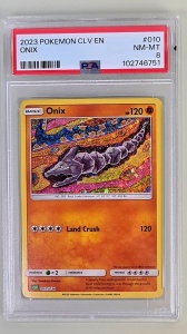 Onix #010/034 Közös Vintage kártya (angol) PSA 8 NM-MT
