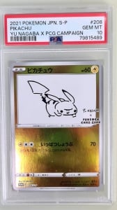 Pikachu Yu Nagaba #208/SP PSA 10 GEM MT (Japonés) - Img 1