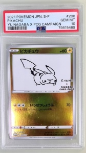 Pikachu Yu Nagaba #208/SP PSA 10 GEM MT (Japonés)