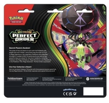 Pokémon TCG: Mega Evolution - Τέλεια Παραγγελία - Συσκευασία 3 τεμαχίων σε φουσκάλα - Chikorita - Img 3