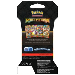 Pokémon TCG Mega Evolution Бустер пакет в ръкав (10 карти) - Img 5