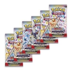 Pokémon TCG Prismatic Evolutions Booster Display Bundle (6 csomag) - Img 2