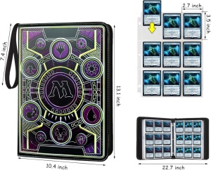 TCG Binder - Mapă de stocare cărți de joc TCG Premium 720 Double PU - Purple Dream (720 carti) - Img 2