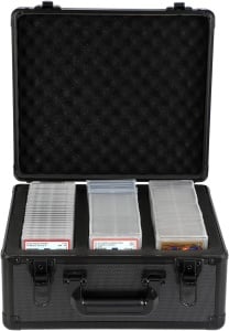 Trading Card Storage Box, Graded Card Slab Carrying Case Fits PSA BGS FGS & SGC, Sports & Trading Collector Storage Box fits Pokemon MTG Baseball (XL) - Img 1