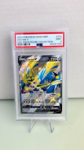 Zacian V #SWSH292 PSA 9 Πλήρες γραφικό (Αγγλικά) - Img 3