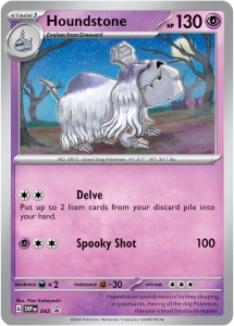 Zestaw Pokemon TCG: Scarlet & Violet 3 Obsidian Flames 3 Blister Pack - Houndstone - Img 3