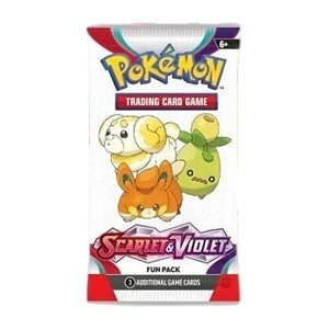 Πακέτο διασκέδασης Pokémon TCG: Scarlet & Violet (3 επιπλέον κάρτες παιχνιδιού)
