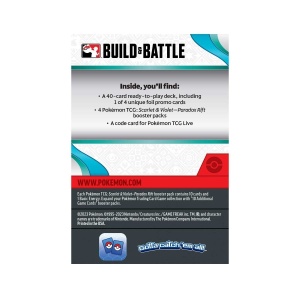 Комплект Pokémon TCG: Scarlet & Violet 4 Paradox Rift Изграждане и бойна кутия - Img 2