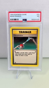 Поддръжка #83/102 Vintage Common (Български) PSA 7 NM - Img 3