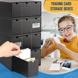 8000+ Trading Card Storage Boxes - Cutie Cartonașe Pokemon cu 50 Card Dividers - Img 5