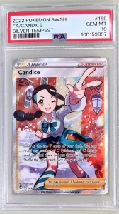Candice #189/195 Full Art Ultra Rare (English) PSA 10 GEM MT