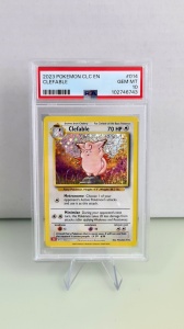 Clefable Holo #014/034 Holo Zeldzaam (Engels) PSA 10 GEM MT - Img 5