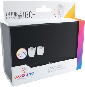 Cutie pentru carti de joc Gamegenic Deck Case - Double Size, neagra, 160+ - Img 3