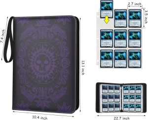 Pasta TCG Premium para 720 Cartas de Baralho - Roxa (720 cartas) - Img 3