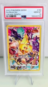 Pikachu FA/PIKACHU #160/159 Vollkunst Ultra Rare (Englisch) PSA 10 GEM MT - Img 3