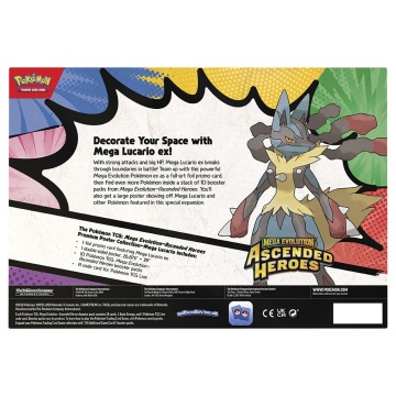 Pokémon TCG : Collection d'affiches Premium des Héros Ascendants - Mega Lucario - Img 2