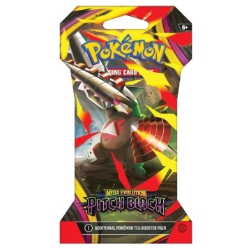 Pokémon TCG: Mega-Entwicklung – Schwarzer Booster (Hülle)