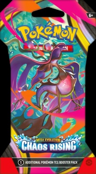 Pokémon TCG: Mega Evolution-Chaos Rising Booster z rękawem - Img 6