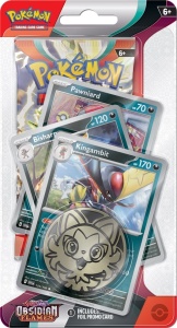 Pokémon TCG: Scarlet & Violet 3 Obsidian Flames Premium Checklane Blisterpaket - Kingambit