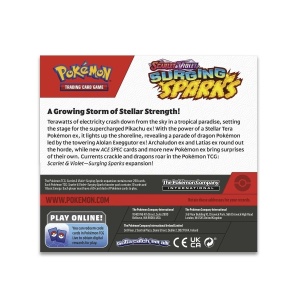 Pokémon TCG: Scharlachrot & Violett 8 Wogende Funken Booster Display Box (36 Packs) - Img 3