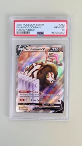 Sandaconda V FA/SANDACONDA V #252/264 Full Art Ultra Rare (angielski) PSA 10 GEM MT - Img 2