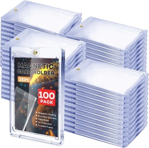 Set 100 TCG Magnetic Card Holders - Suport Magnetic Pentru Cărți TCG