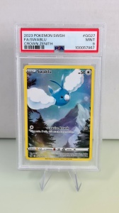 Swablu FA/SWABLU #GG27/GG70 Full Art Ultra Rare (English) PSA 9 MINT - Img 3