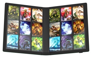 TCG Binder Card Storage Map TCG Ultimate Guard FlexXfolio 18 poches XenoSkin Portfolio - Vert (360 cartes) - Img 3