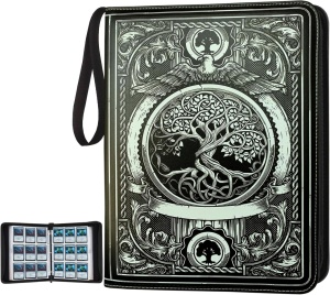 TCG Binder - Mapă de stocare cărți de joc TCG Premium 720 Double PU - Black (720 carti)