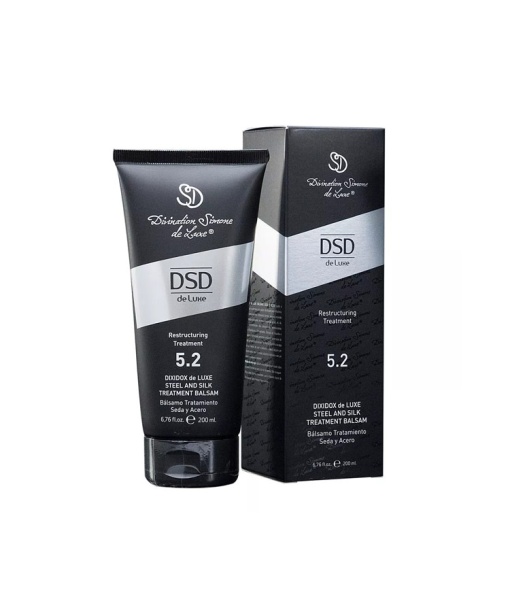 DSD de Luxe 5.2 Dixidox de Luxe Stahl und Seide Behandlung Balsam Balsam Catifelizare si Fortificare 200 ml