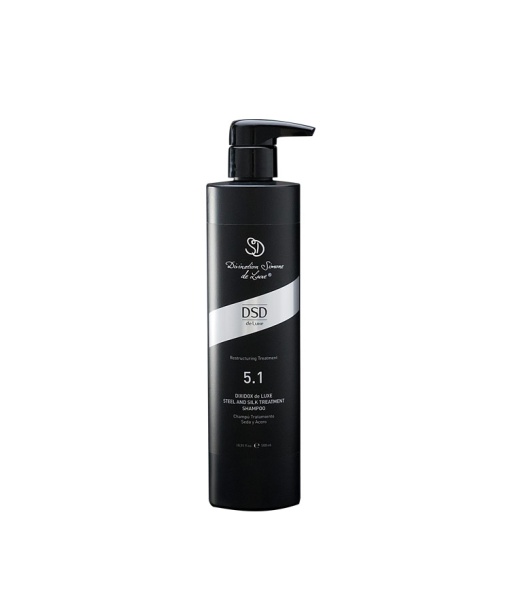 DSD de Luxe 5.1 Dixidox de Luxe Acciaio e Seta Shampoo Trattante Sampon catifelizare si fortificare 500 ml