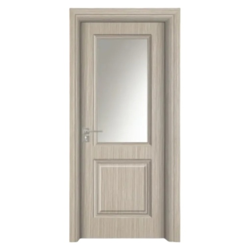 Novo Doors ND10 beltéri ajtó MDF-ből tömörfa kerettel, szürke színben a prémium luxus kategóriából