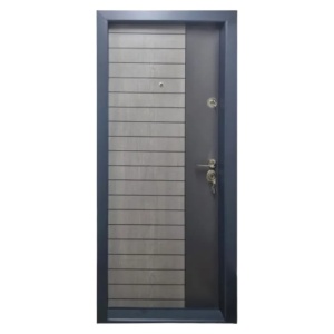 Novo Doors NDS03 kültéri bejárati ajtó antracitszürke lakásba, bal oldali nyílással