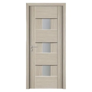 Novo Doors ND06 beltéri ajtó MDF-ből tömörfa kerettel, szürke színben a prémium luxus kategóriából