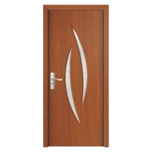 Usa de interior din MDF cu cadru din lemn masiv Novo Doors ND100 de culoare Gri