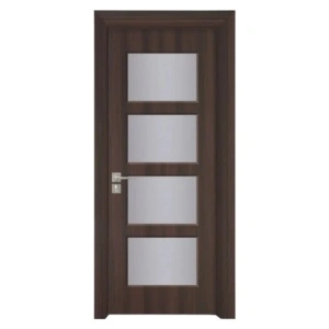 Novo Doors ND317 beltéri ajtó MDF-ből tömörfa kerettel, wenge színben a standard kategóriából