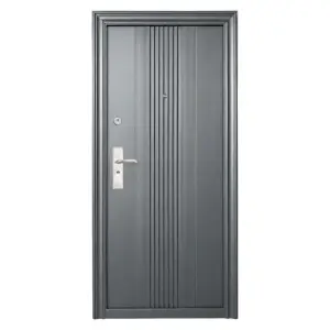 Novo Doors ND45 hőszigetelt fém kültéri ajtó kukucskálóval, balos/jobbos nyitás, 0,7 mm acéllemez, pántokkal és kilinccsel együtt, 7 cm-es tokkal, családi házakhoz