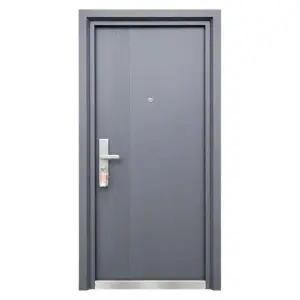 Usa metalica de exterior pentru casa si apartament Novo Doors ND7006 de culoare Gri Antracit cu deschidere pe Dreapta