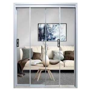 Usa Dubla Glisanta de interior din Termopan Novo Doors ND300 de culoare Alba
