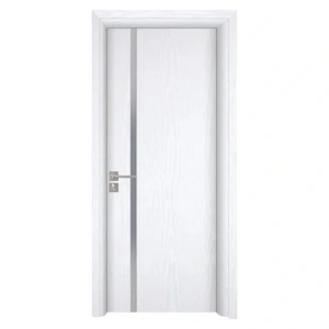 MDF beltéri ajtó Novo Doors ND04 LUX PREMIUM, tömörfa keret, komplett készlet, 10 cm-es állítható tok tartozék, takaróléc mindkét oldalon