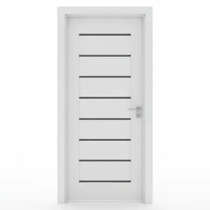 MDF beltéri ajtó Novo Doors ND11 LUX PREMIUM, tömörfa keret, komplett készlet, 10 cm-es állítható tok tartozék, takaróléc mindkét oldalon