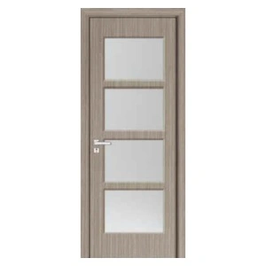 Novo Doors ND317 beltéri ajtó MDF-ből tömörfa kerettel, szürke, standard kategóriában