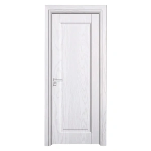 Usa de interior din MDF cu cadru din lemn masiv Novo Doors ND83 de culoare Alba